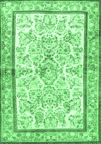 Persian Emerald Green Traditional Rug, tr4648emgrn