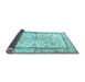 Sideview of Persian Light Blue Traditional Rug, tr4648lblu