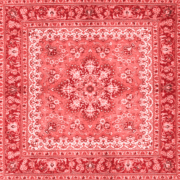 Machine Washable Persian Red Traditional Rug, wshtr4649red