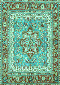 Persian Turquoise Traditional Rug, tr4649turq