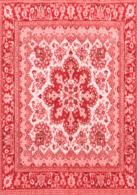 Medallion Red Traditional Rug, tr4650red