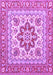Medallion Purple Traditional Rug, tr4650pur