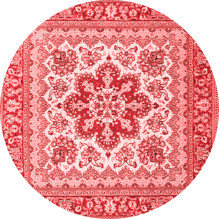 Medallion Red Traditional Rug, tr4650red