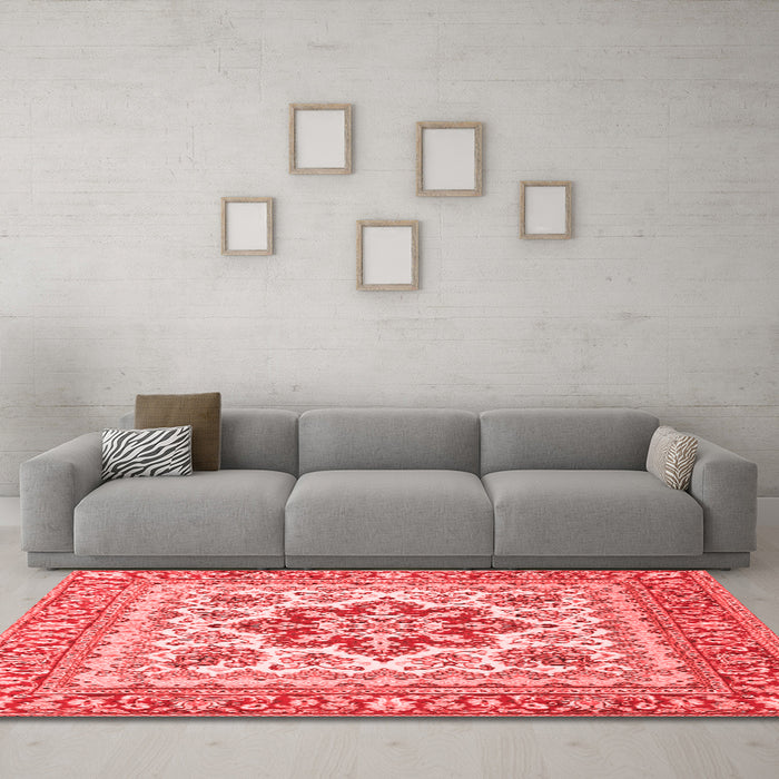 Traditional Red Washable Rugs