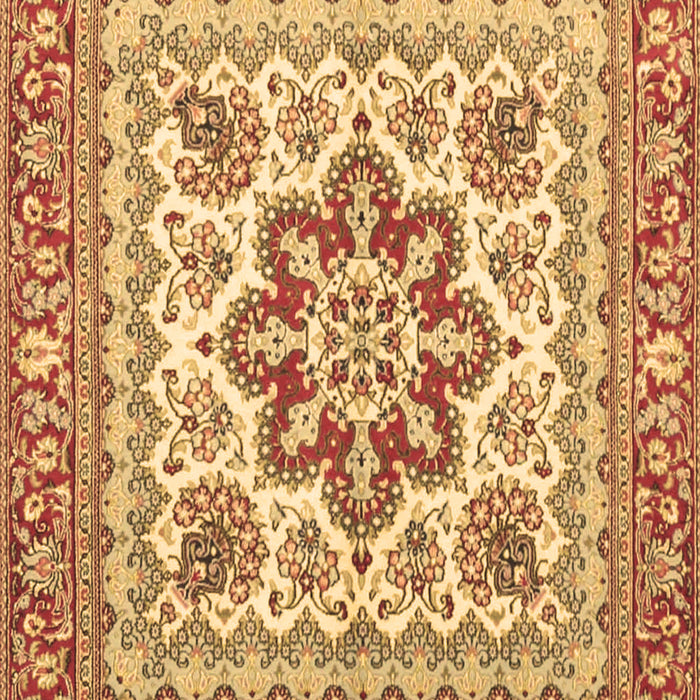 Medallion Brown Traditional Rug, tr4650brn