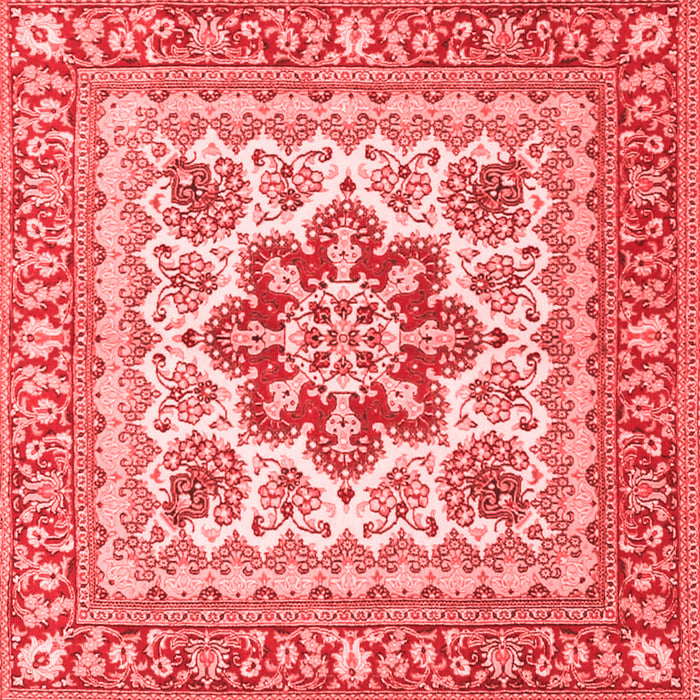 Medallion Red Traditional Rug, tr4650red