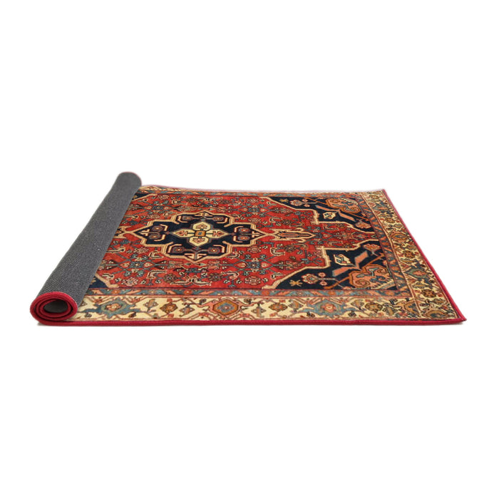 Sideview of Traditional Fire Brick Red Oriental Rug, tr4651