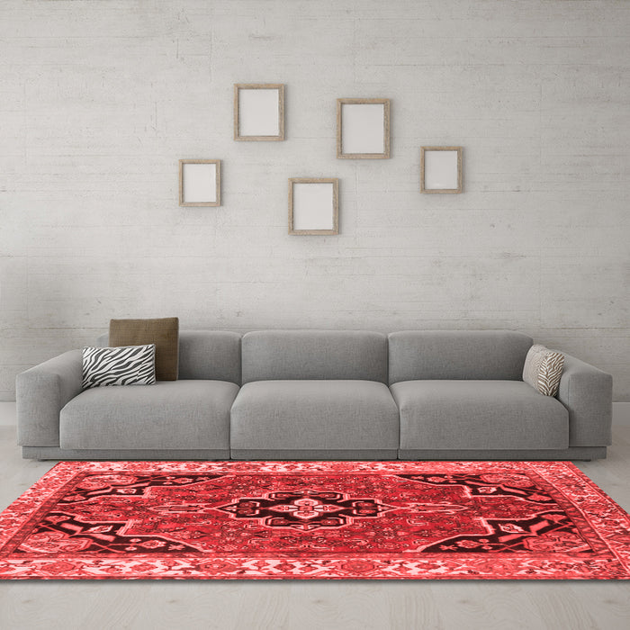 Traditional Red Washable Rugs