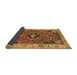 Sideview of Oriental Brown Traditional Rug, tr4651brn