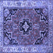 Square Oriental Blue Traditional Rug, tr4651blu