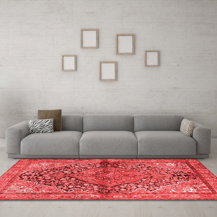 Traditional Red Washable Rugs