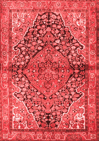 Medallion Red Traditional Rug, tr4652red