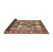 Sideview of Traditional Chestnut Red Persian Rug, tr4653