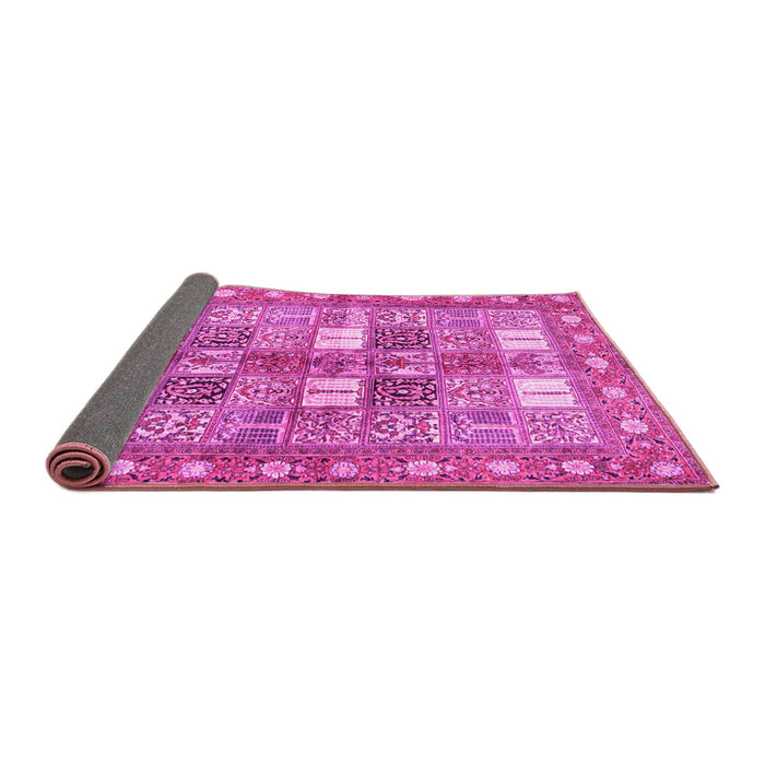 Sideview of Persian Pink Traditional Rug, tr4653pnk