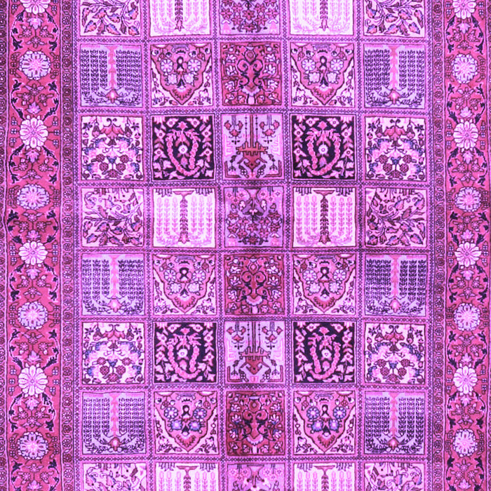 Machine Washable Persian Purple Traditional Area Rugs, wshtr4653pur