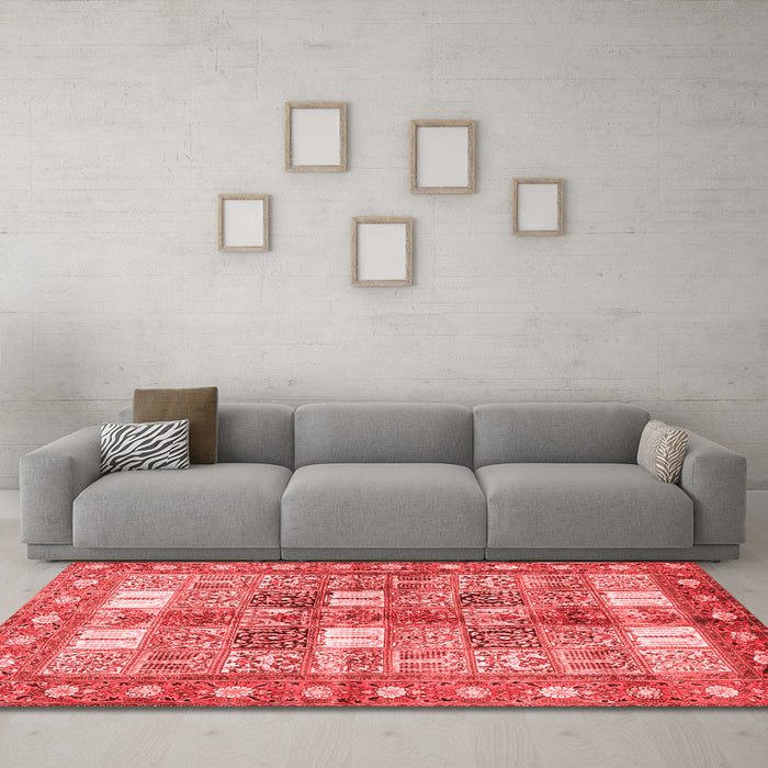 Traditional Red Washable Rugs