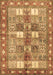 Machine Washable Persian Brown Traditional Rug, wshtr4653brn