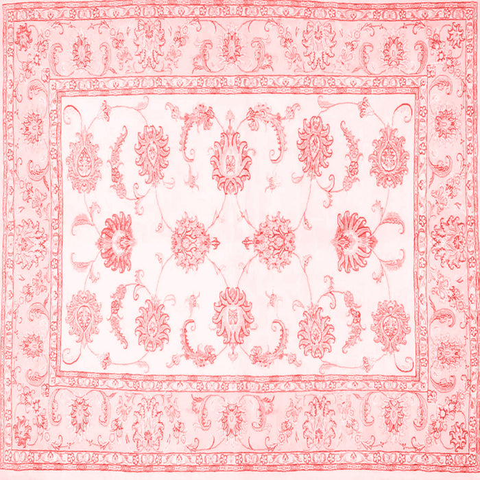 Oriental Red Traditional Rug, tr4654red