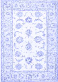 Oriental Blue Traditional Rug, tr4654blu