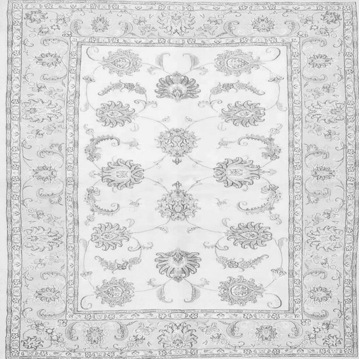 Serging Thickness of Oriental Gray Traditional Rug, tr4654gry