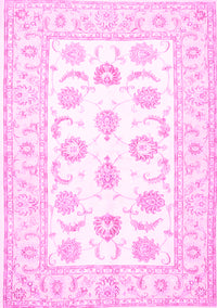 Oriental Pink Traditional Rug, tr4654pnk