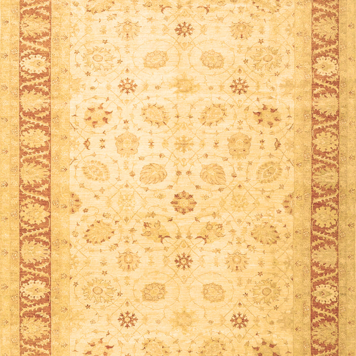 Machine Washable Oriental Brown Traditional Rug, wshtr4655brn