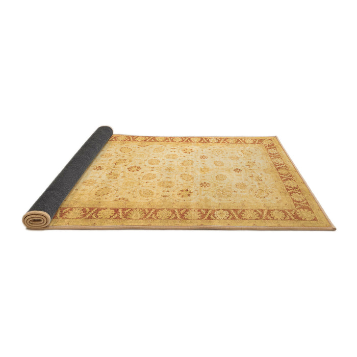 Sideview of Oriental Brown Traditional Rug, tr4655brn