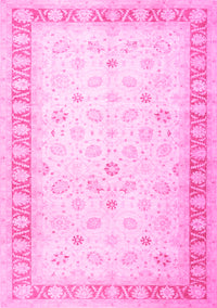 Oriental Pink Traditional Rug, tr4655pnk