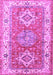 Geometric Purple Traditional Rug, tr4656pur