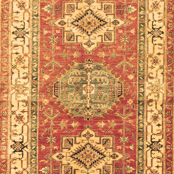 Machine Washable Geometric Brown Traditional Rug, wshtr4656brn
