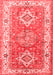 Geometric Red Traditional Area Rugs