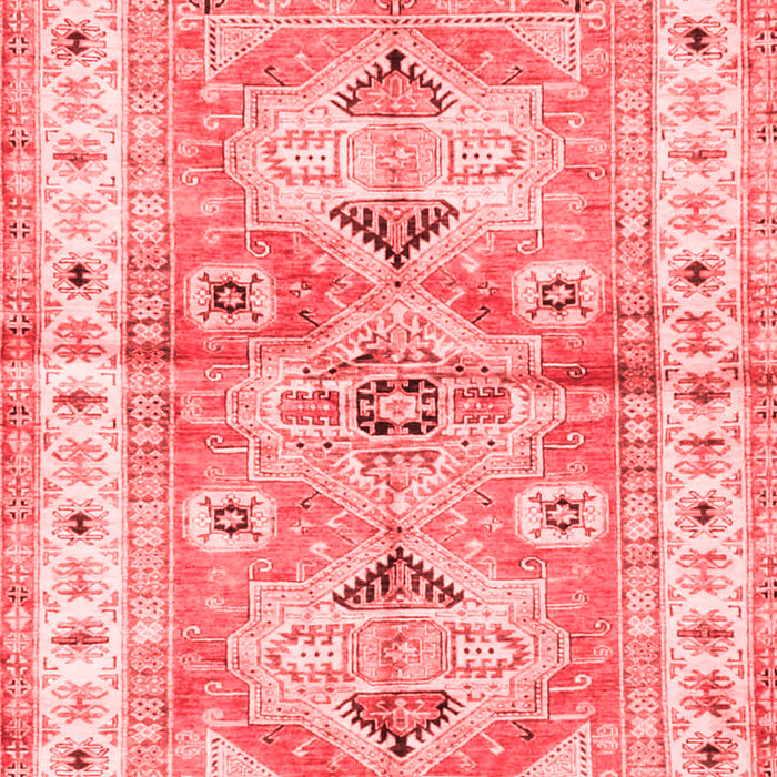 Geometric Red Traditional Area Rugs