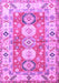 Geometric Purple Traditional Rug, tr4658pur