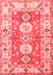 Geometric Red Traditional Area Rugs