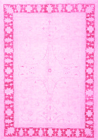 Oriental Pink Traditional Rug, tr4659pnk