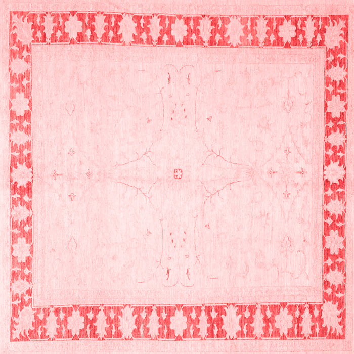 Machine Washable Oriental Red Traditional Rug, wshtr4659red