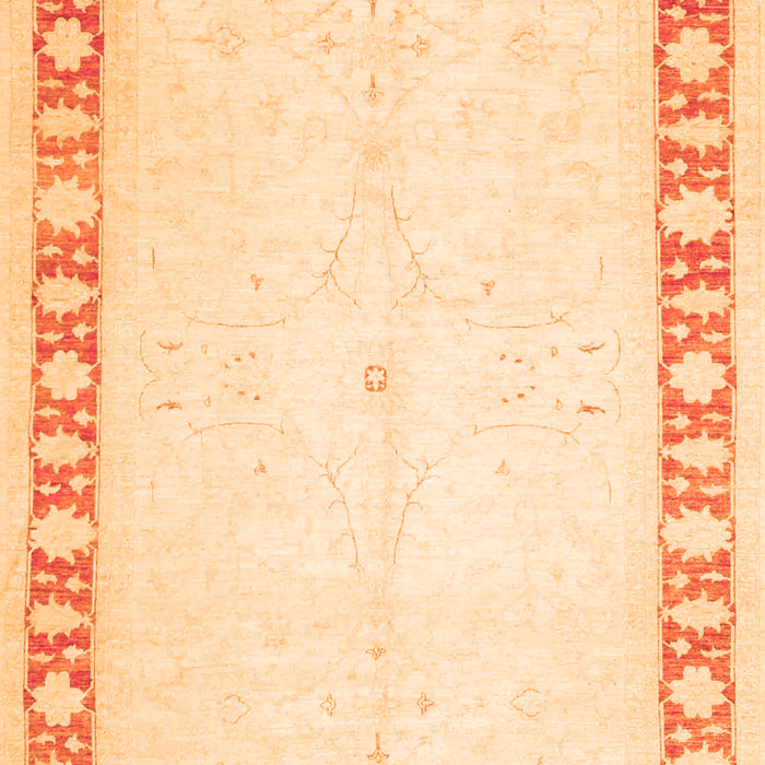 Oriental Orange Traditional Rug, tr4659org