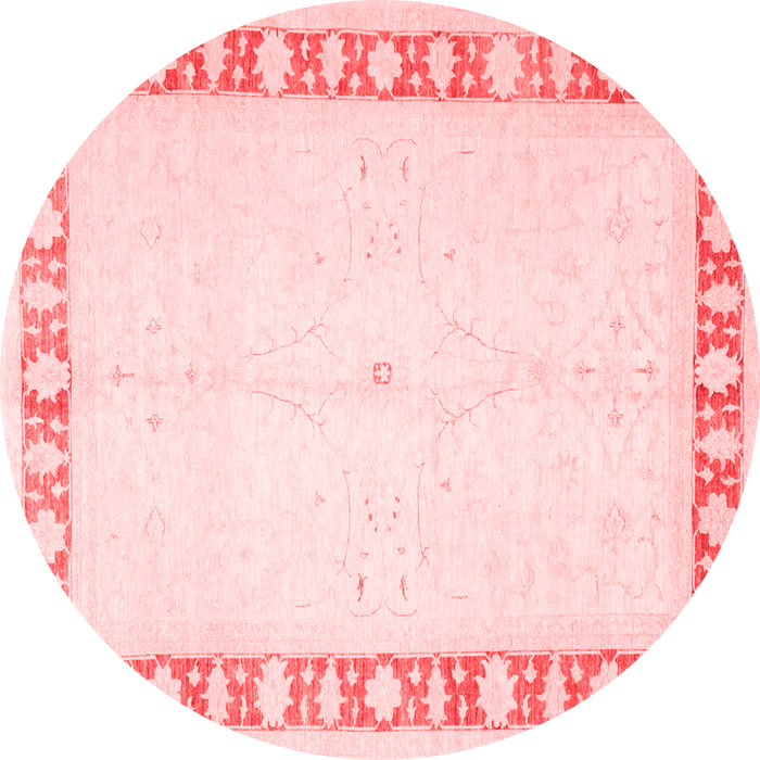 Machine Washable Oriental Red Traditional Rug, wshtr4659red