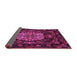 Sideview of Medallion Pink French Rug, tr465pnk