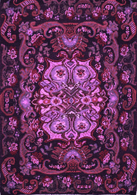 Medallion Purple French Rug, tr465pur