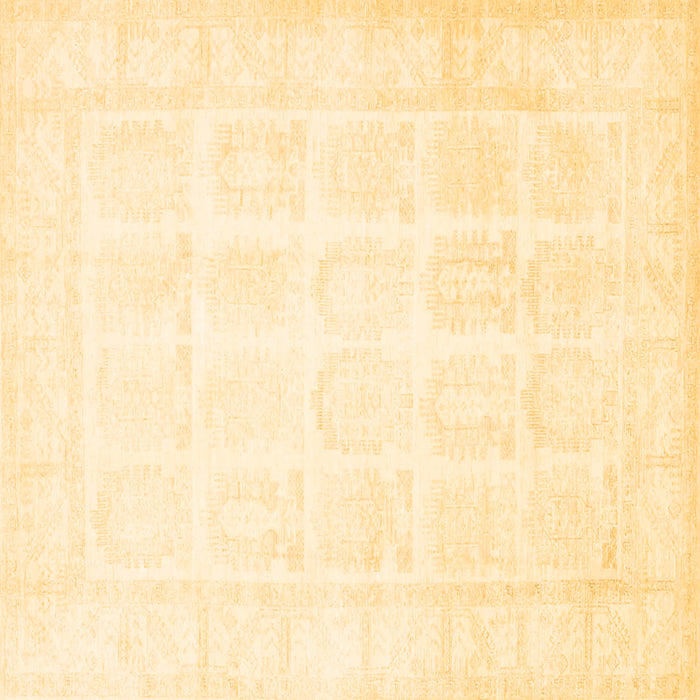 Square Persian Brown Traditional Rug, tr4660brn