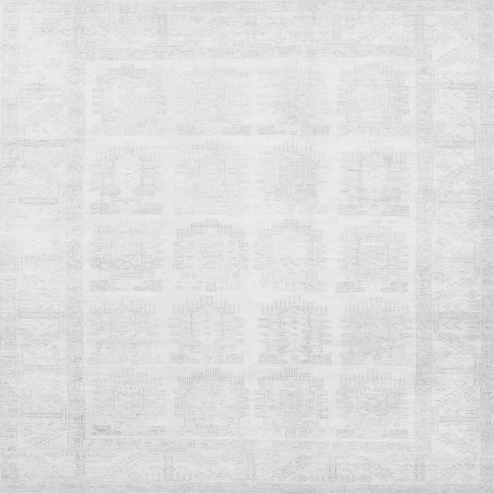 Serging Thickness of Persian Gray Traditional Rug, tr4660gry