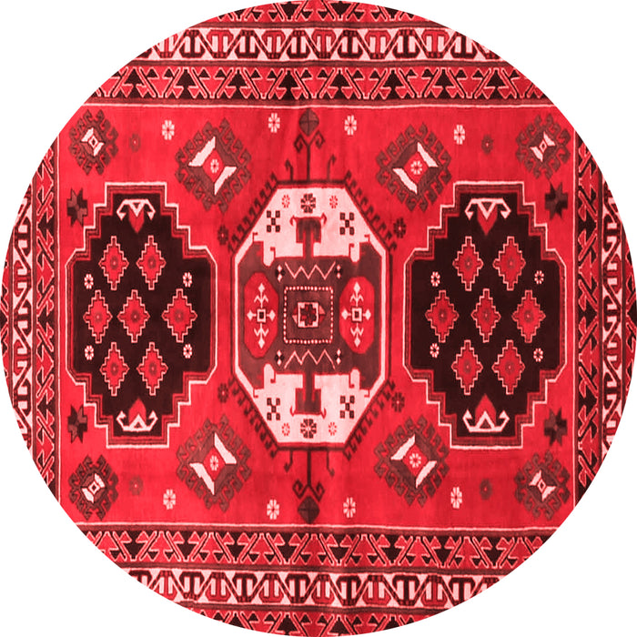 Machine Washable Persian Red Traditional Rug, wshtr4661red