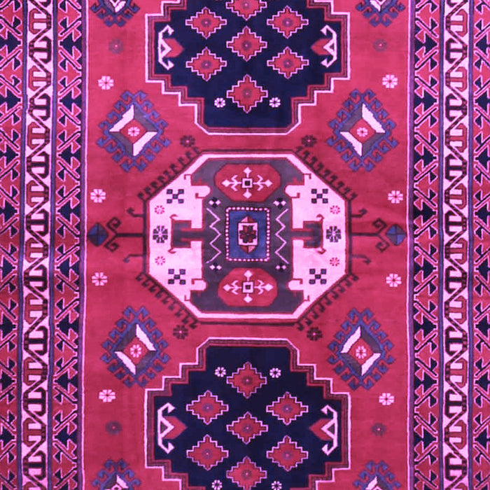 Machine Washable Persian Purple Traditional Area Rugs, wshtr4661pur