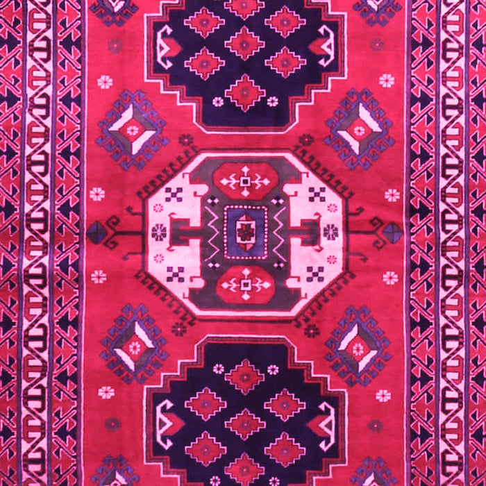 Machine Washable Persian Pink Traditional Rug, wshtr4661pnk