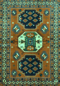 Persian Turquoise Traditional Rug, tr4661turq