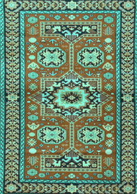 Persian Turquoise Traditional Rug, tr4662turq