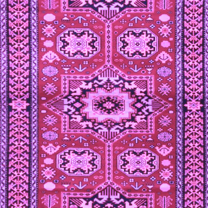 Machine Washable Persian Purple Traditional Area Rugs, wshtr4662pur