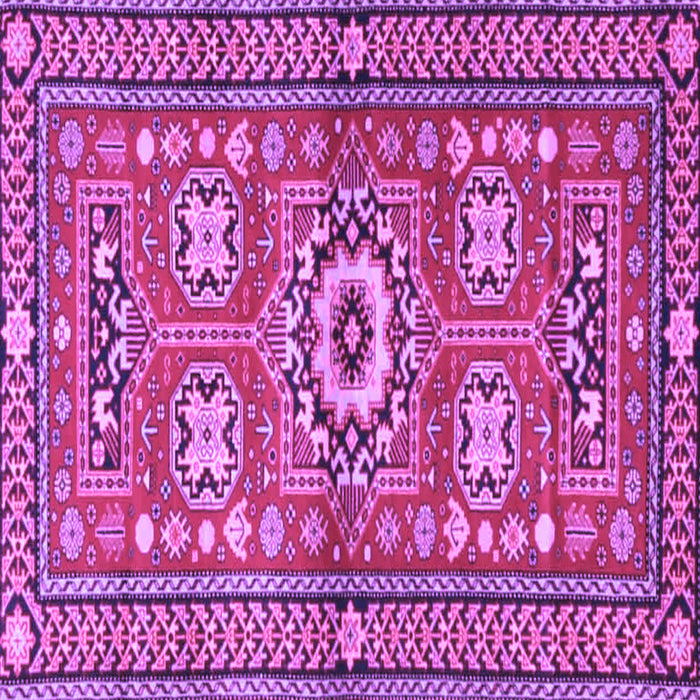 Square Persian Purple Traditional Rug, tr4662pur