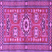 Square Persian Purple Traditional Rug, tr4662pur